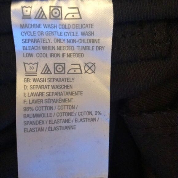 C. WONDER Velvet Slim Leg Ankle Pants 14 - Picture 5 of 5